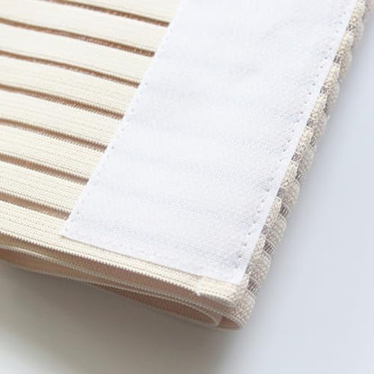 Close up view of the reinforced stoma opening on the Steawoce abdominal support band
