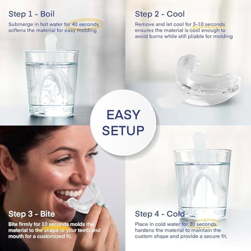 BPA-free Difiney anti snoring device showcasing medical grade material texture