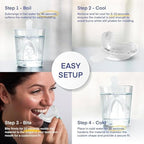 BPA-free Difiney anti snoring device showcasing medical grade material texture