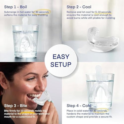 BPA-free Difiney anti snoring device showcasing medical grade material texture