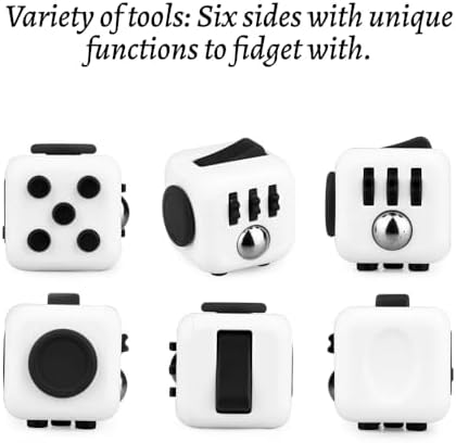 Authentic premium hand fidget toy displayed on an office desk next to a laptop for workplace stress relief.