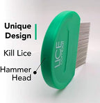 Pesticide free lice shampoo for kids and adults being applied to hair.