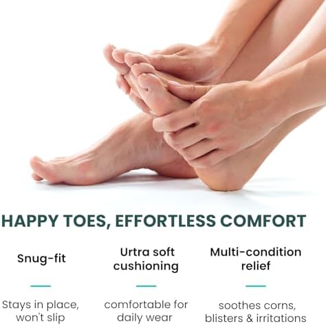 Silicone toe sleeve worn comfortably under a sock inside a running shoe
