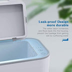 Interior view of large capacity baby wipe container