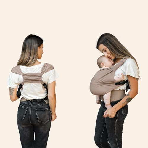 Moby soft wrap carrier with removable machine washable drool pads