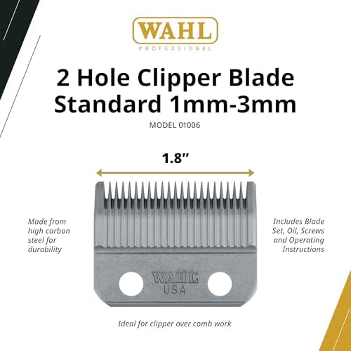 Wahl 1006 blade set with installation screws and oil