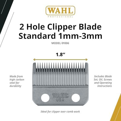 Wahl 1006 blade set with installation screws and oil