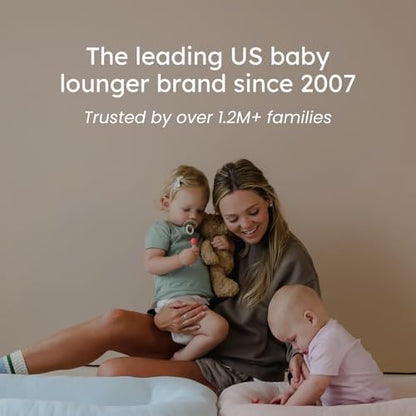 Hands-free organic cotton baby sling carrier close up texture