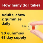 Nature Made 90 count fish oil gummies container close up