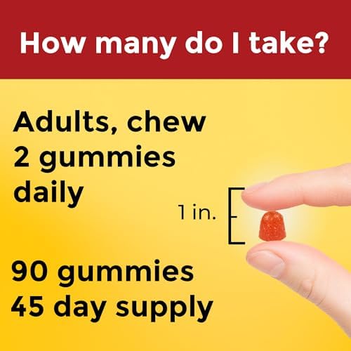 Nature Made 90 count fish oil gummies container close up