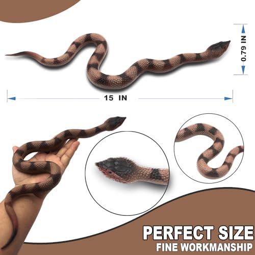 Upitry thermoplastic rubber rattlesnake figure close up showing realistic texture