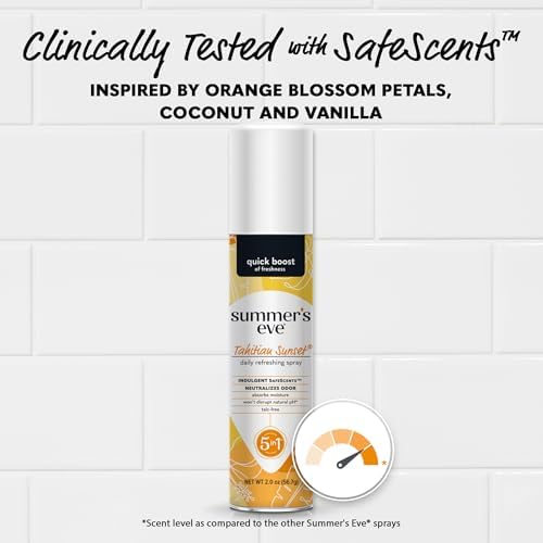 pH balanced feminine deodorant spray with USA imported label