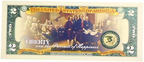 LEKA NEIL American imported currency keepsake inside protective clear presentation sleeve