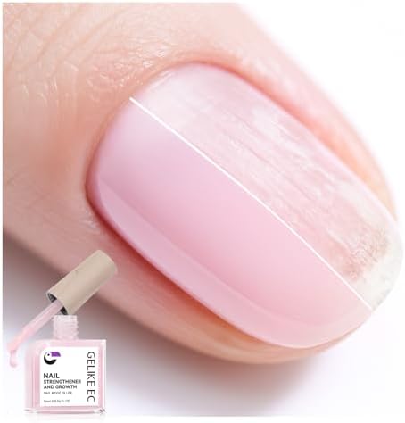 Gelike Ec nail hardener application on natural nails