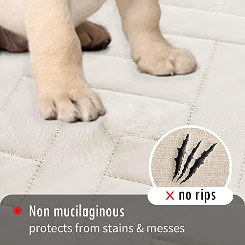 Fuguitex microfiber sofa protector liquid spill demonstration