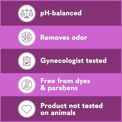 Gynecologist tested feminine cleansing cloths in tropical Island Splash scent