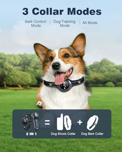 Long range dog training electronic collar with thirty-three hundred feet remote handler.