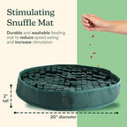Reggie Foraging Mat for mental stimulation flat lay
