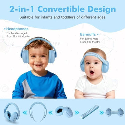 Adjustable padded headphone mode for toddlers