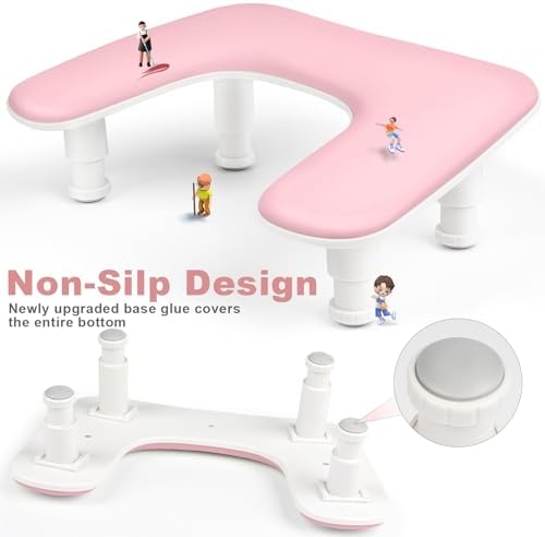 Amoyun nail technician hand rest height adjustable legs