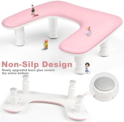 Amoyun nail technician hand rest height adjustable legs