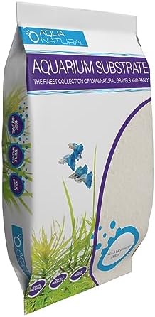 Aqua Natural sand inside a professional aquascape aquarium