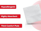 Healqu dental gauze pads close up view highlighting the high quality lint free material