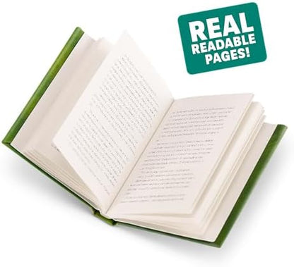 ZURU Mini Brands Books Series One unboxed showing five open miniature books and a small magnifying glass accessory