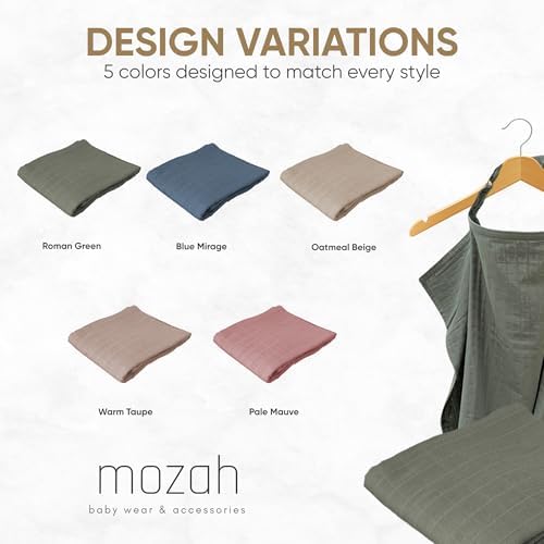 Mozah nursing cover used as car seat canopy in Roman Green
