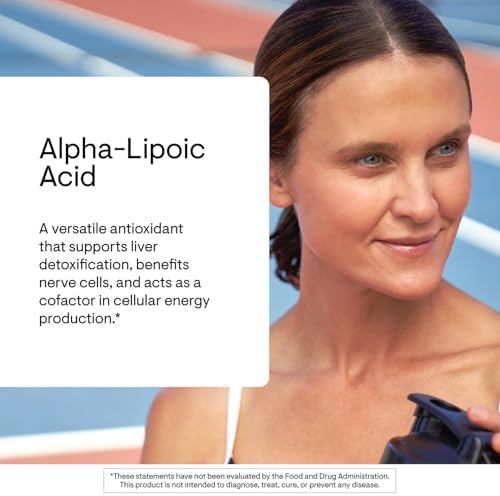 Thorne Alpha Lipoic Acid dietary supplement capsule label details