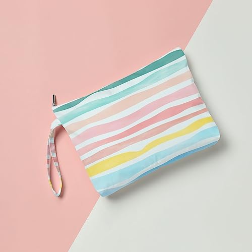 Fokongna organizer bag flat view with ocean print
