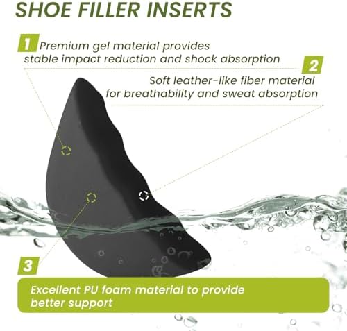 Trimmable shoe size reducer pads for customized fit