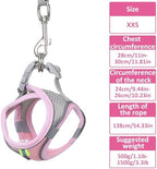 Gtziqa breathable mesh small pet vest showing soft cotton fleece lining