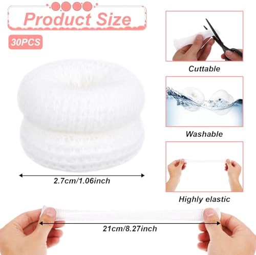 White tubular finger cots shown protecting fingertips from abrasions