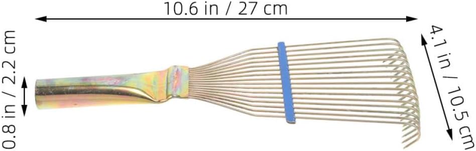 HydreachCA livestock grooming comb showing the yellow ergonomic non slip handle.