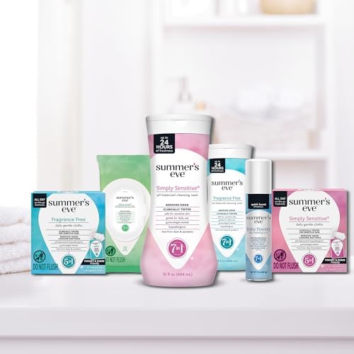 Gynecologist tested Summer's Eve daily gentle cloths for intimate care