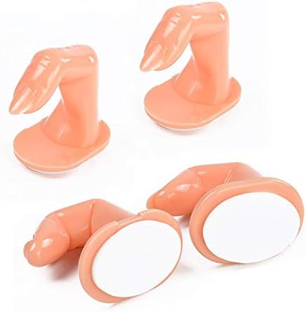 Set of 10 fake fingers for salon nail art display