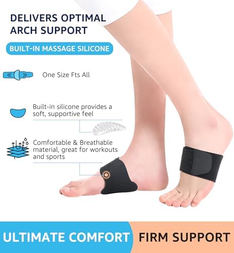 Close up of the medical grade silicone gel pads inside the HiRui foot wrap for cushioning.