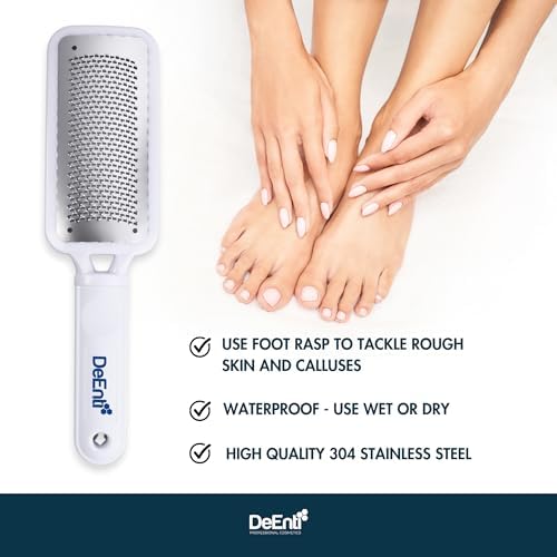 Close up of DeEnti surgical grade stainless steel micro grated surface