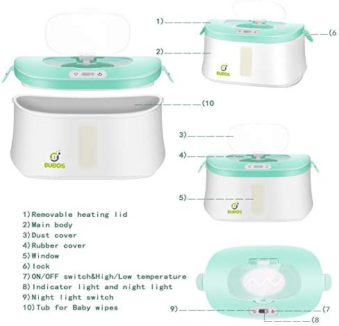 Close up of B Bubos wipe warmer silicone seal