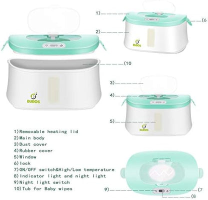 Close up of B Bubos wipe warmer silicone seal
