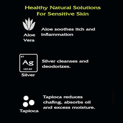Loyesta natural personal care spray packaging back label text