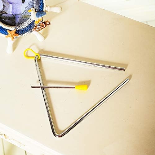 Full retail packaging view of the genuine TDOCK 6 inch music triangle classroom rhythm tool
