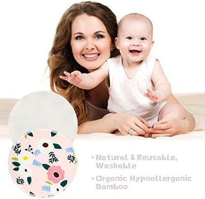 Breastfeeding essentials kit featuring bamboo nursing pads