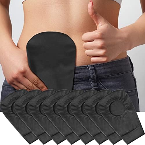 Jutom imported ostomy accessories set of four black protective covers