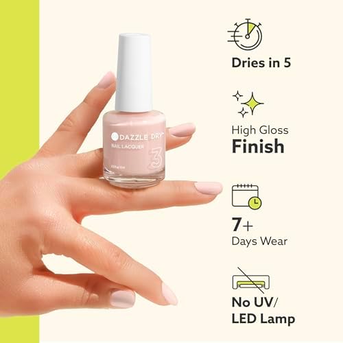 Close up of Dazzle Dry Step 1 nail strengthening formula
