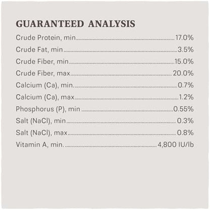 Side profile of Blue Seal Home Fresh rabbit diet showcasing manufacturing details and product features.
