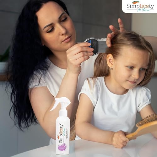 Simplicety lice kit packaging displaying natural lavender botanical formula
