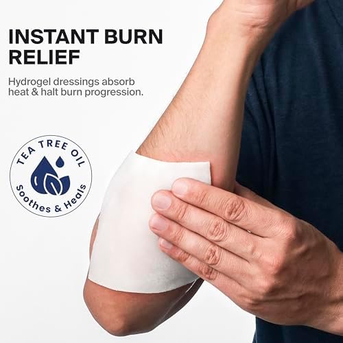 Sterile non-adhesive burn dressings and gauze rolls for wound management