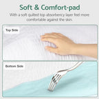 CoolShields bed pad with non-slip tuck-in side panels